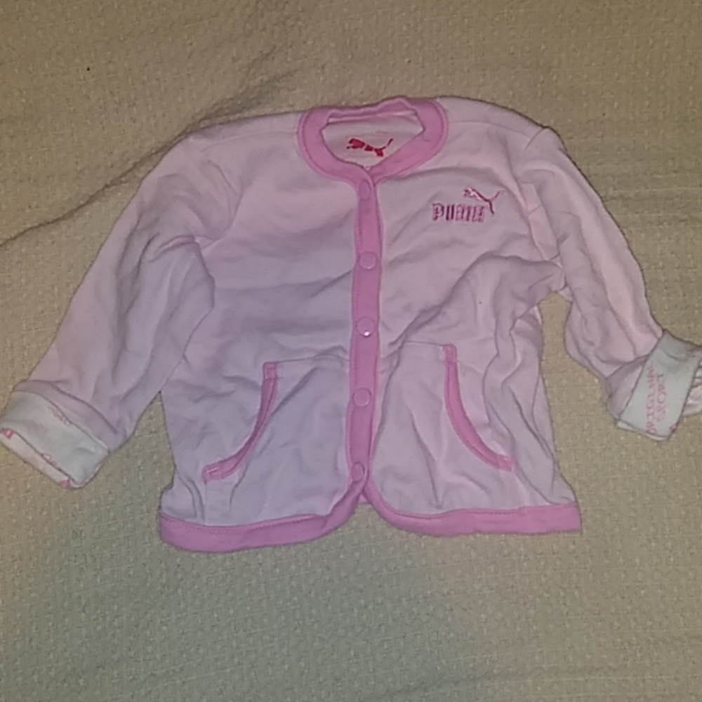 Lite button up puma jacket